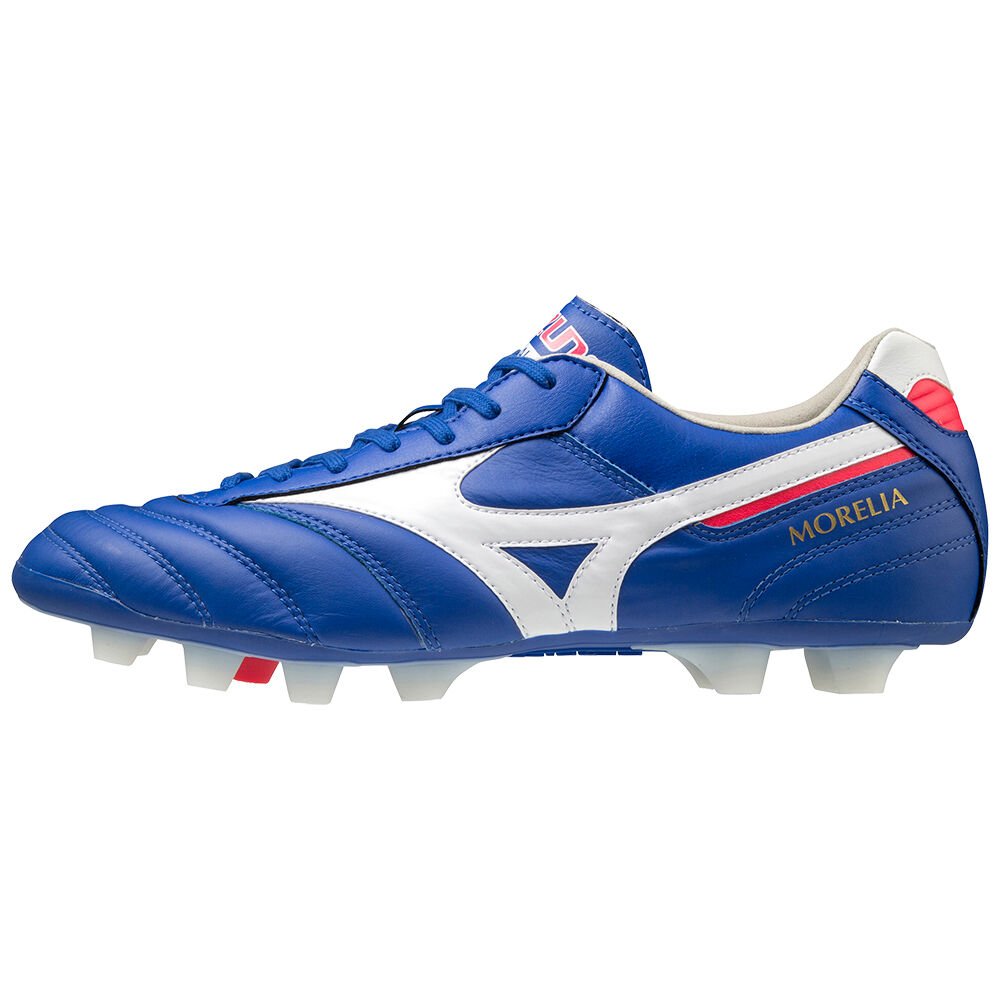 Mizuno Morelia II Elite - Bayan Krampon - Mavi/Beyaz Türkiye (GEVMUA-471)